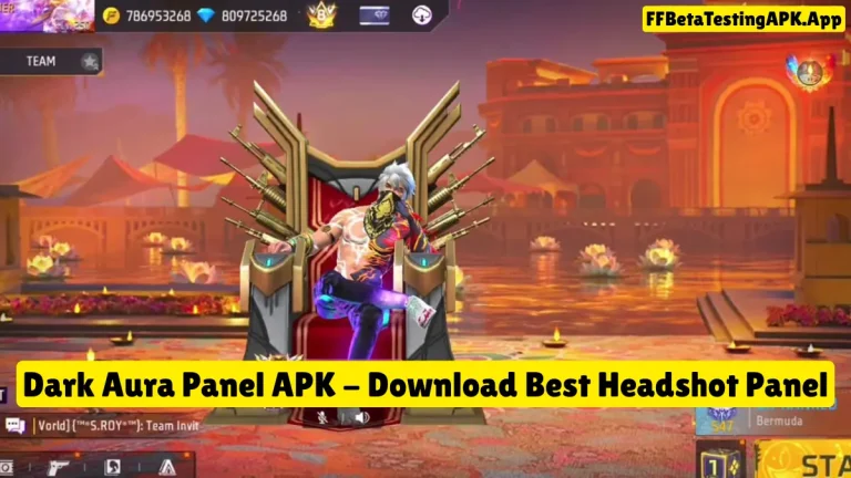 Dark Aura Panel APK Download V2 (Free Fire) Official For Android