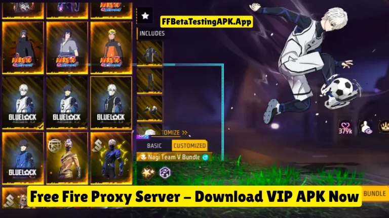 Free Fire Proxy Server Download (Official) VIP APK For Android 2025