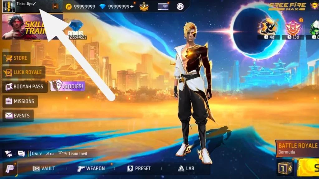Guide To Change Name In FF Beta Testing 2026