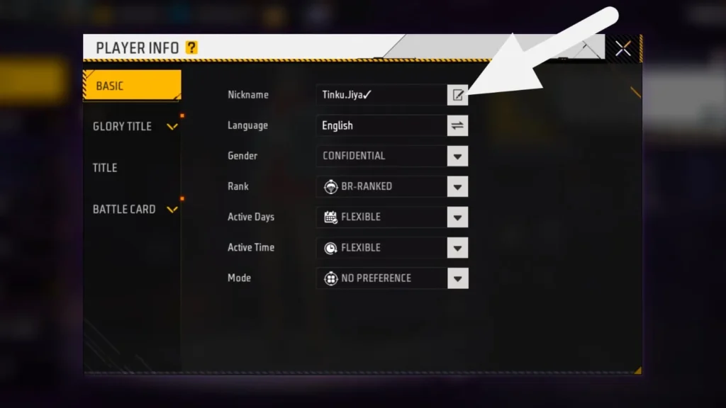 Guide To Change Name In FF Beta Testing 2026